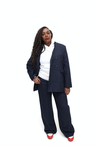 Willow Pinstriped Suit